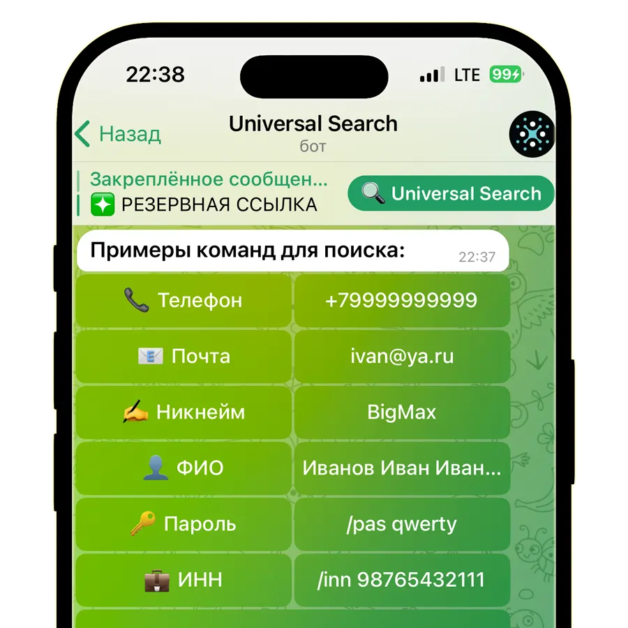 Universal Search Bot